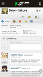Mobile Screenshot of daioh--sakura.deviantart.com