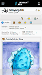 Mobile Screenshot of donyaquick.deviantart.com