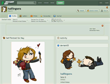 Tablet Screenshot of halflingsera.deviantart.com