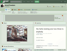 Tablet Screenshot of 4everfreedom.deviantart.com