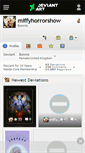 Mobile Screenshot of miffyhorrorshow.deviantart.com