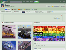 Tablet Screenshot of dugazm.deviantart.com