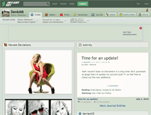 Tablet Screenshot of denkmit.deviantart.com