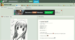 Desktop Screenshot of anime121girl.deviantart.com