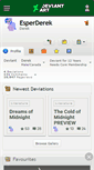 Mobile Screenshot of esperderek.deviantart.com