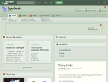 Tablet Screenshot of esperderek.deviantart.com