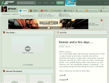 Tablet Screenshot of airnsun.deviantart.com