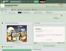 Tablet Screenshot of lost-beyond-reason.deviantart.com