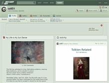 Tablet Screenshot of colt51.deviantart.com