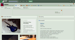Desktop Screenshot of hatbass.deviantart.com
