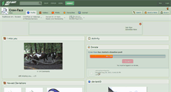 Desktop Screenshot of crow-face.deviantart.com