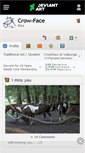 Mobile Screenshot of crow-face.deviantart.com