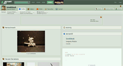 Desktop Screenshot of lonebleu6.deviantart.com