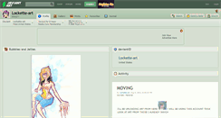 Desktop Screenshot of lockette-art.deviantart.com