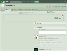 Tablet Screenshot of chibiluva1234.deviantart.com