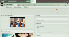 Desktop Screenshot of morethantoday.deviantart.com