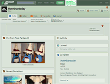 Tablet Screenshot of morethantoday.deviantart.com