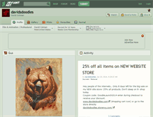 Tablet Screenshot of davidsdoodles.deviantart.com