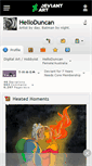 Mobile Screenshot of helloduncan.deviantart.com