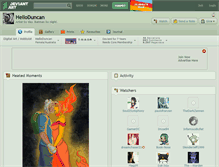Tablet Screenshot of helloduncan.deviantart.com