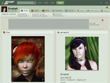 Tablet Screenshot of divakatt.deviantart.com