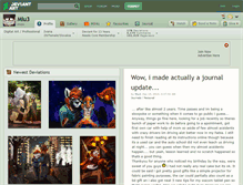 Tablet Screenshot of miu3.deviantart.com