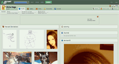 Desktop Screenshot of nicia-naga.deviantart.com