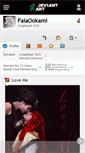 Mobile Screenshot of faiaookami.deviantart.com