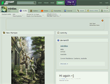 Tablet Screenshot of minties.deviantart.com