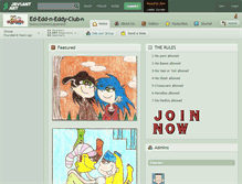 Tablet Screenshot of ed-edd-n-eddy-club.deviantart.com