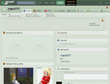 Tablet Screenshot of edgold707.deviantart.com
