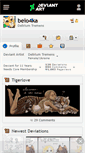 Mobile Screenshot of belo4ka.deviantart.com