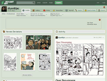 Tablet Screenshot of diyanbijac.deviantart.com