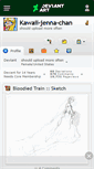 Mobile Screenshot of kawaii-jenna-chan.deviantart.com