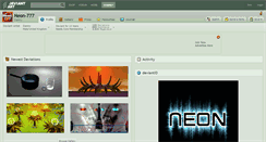 Desktop Screenshot of neon-777.deviantart.com