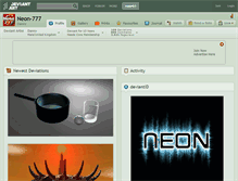 Tablet Screenshot of neon-777.deviantart.com