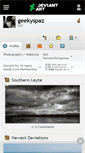 Mobile Screenshot of geekyspaz.deviantart.com