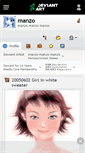 Mobile Screenshot of manzo.deviantart.com