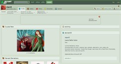 Desktop Screenshot of mevil.deviantart.com