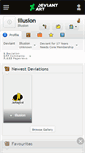 Mobile Screenshot of illusion.deviantart.com