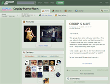 Tablet Screenshot of cosplay-puerto-rico.deviantart.com