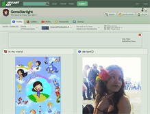 Tablet Screenshot of gemastarlight.deviantart.com