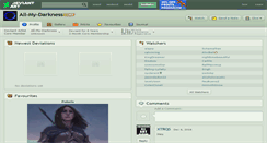 Desktop Screenshot of all-my-darkness.deviantart.com