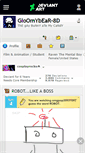 Mobile Screenshot of gloomybear-8d.deviantart.com