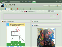Tablet Screenshot of gloomybear-8d.deviantart.com