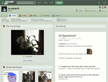 Tablet Screenshot of ny-seran9.deviantart.com