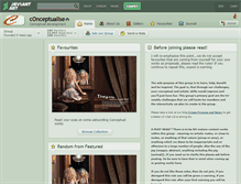 Tablet Screenshot of conceptualise.deviantart.com
