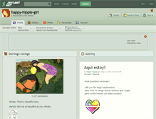 Tablet Screenshot of happy-hippie-girl.deviantart.com