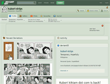 Tablet Screenshot of kubori-strips.deviantart.com