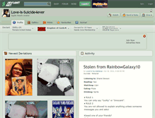 Tablet Screenshot of love-is-suicide4ever.deviantart.com